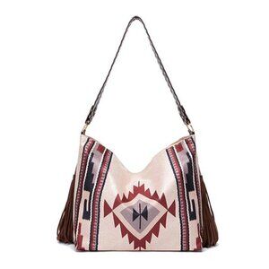 Geometric Canvas Tote Bag